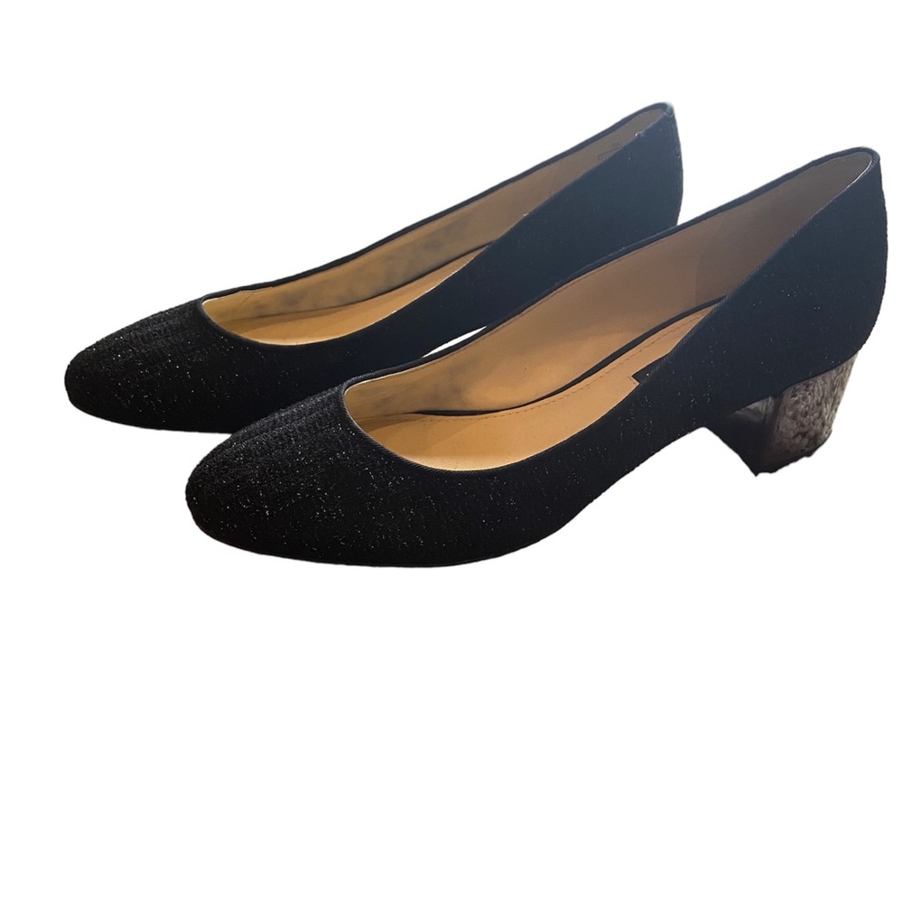 Nine West Beautiful Black Sparkling Heels.  Size 9